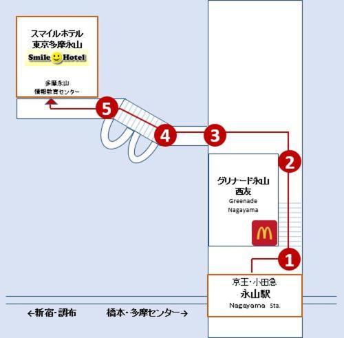 微笑酒店-东京多摩永山 多摩市 外观 照片